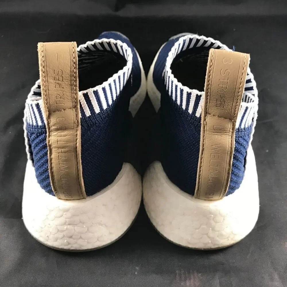 Adidas NMD CS2 Primeknit Ronin Navy White Womens 7 Mens 6